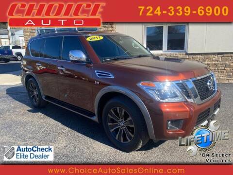 2017 Nissan Armada for sale at CHOICE AUTO SALES in Murrysville PA
