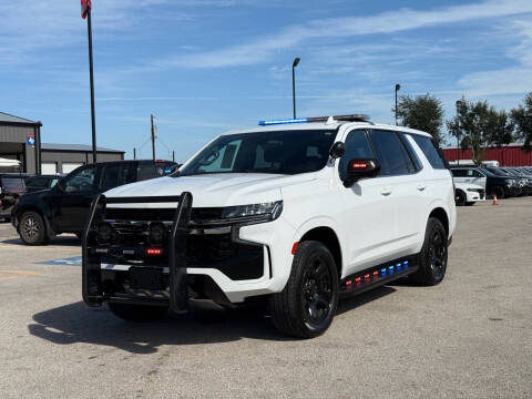 2021 Chevrolet Tahoe for sale at Chiefs Pursuit Surplus - Feniex Turn-Key Builds in Hempstead TX