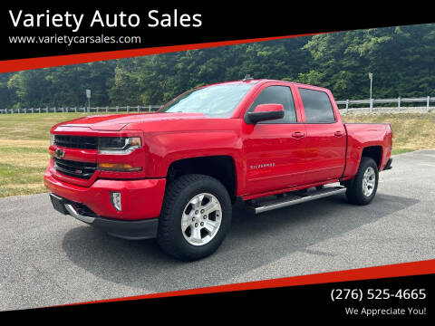 2018 Chevrolet Silverado 1500 for sale at Variety Auto Sales in Abingdon VA