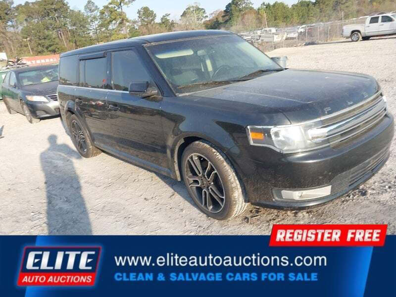 Black 2014 Ford Flex SEL SEL 4dr Crossover 1