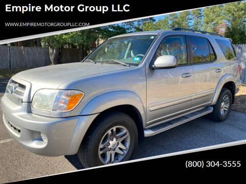 2006 Toyota Sequoia for sale at Empire Motor Group LLC in Plaistow NH