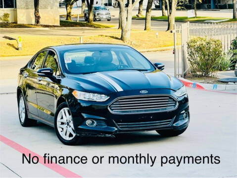 2015 Ford Fusion for sale at Texas Drive Auto in Dallas TX