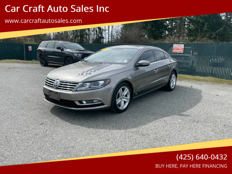 2013 Volkswagen CC for sale at Car Craft Auto Sales Inc in Lynnwood WA