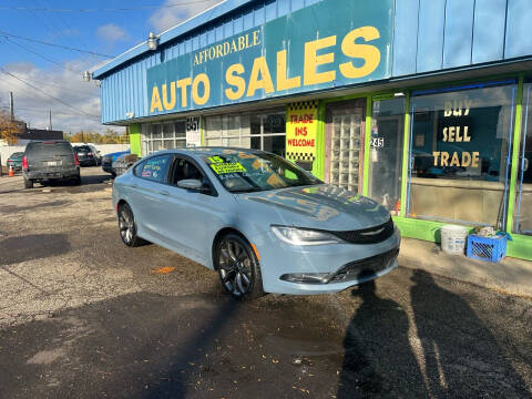 2015 Chrysler 200 for sale at Affordable Auto Sales of Michigan in Pontiac MI