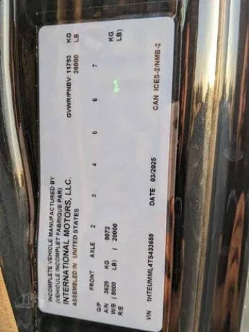 2026 International MV607