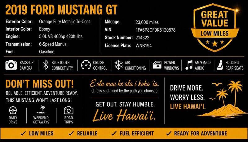 2019 Ford Mustang GT Premium