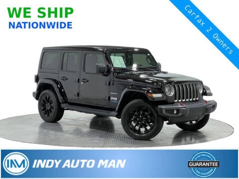 2021 Jeep Wrangler Unlimited for sale at INDY AUTO MAN in Indianapolis IN