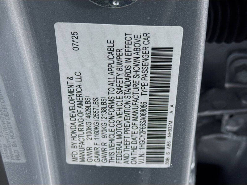 2025 Honda Accord Hybrid EX-L