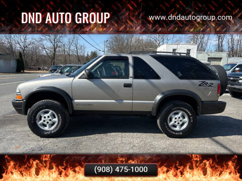 1999 Chevrolet Blazer for sale at DND AUTO GROUP in Belvidere NJ