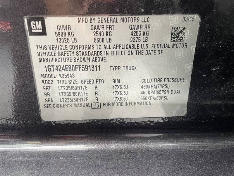 2015 GMC Sierra 3500HD