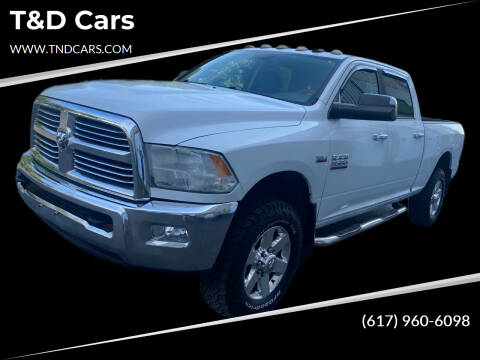 2014 RAM 3500 for sale at T&D Cars in Holbrook MA