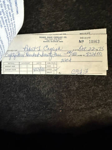 1976 Cadillac Eldorado