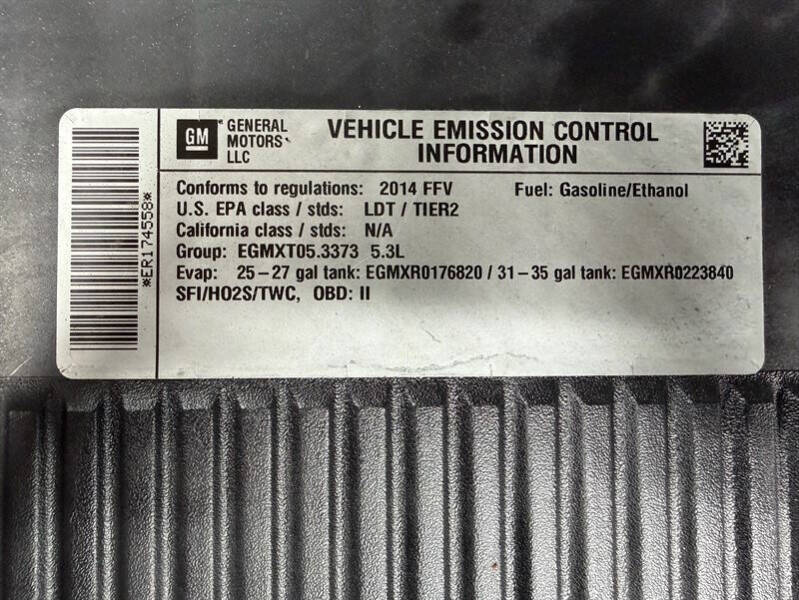 2014 Chevrolet Tahoe Special Service