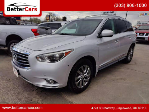 2013 Infiniti JX35 for sale at Better Cars in Englewood CO