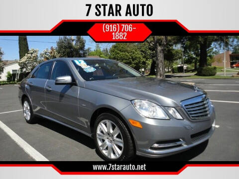 2012 Mercedes-Benz E-Class for sale at 7 STAR AUTO in Sacramento CA