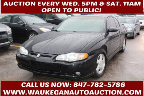 2002 Chevrolet Monte Carlo for sale at Waukegan Auto Auction in Waukegan IL