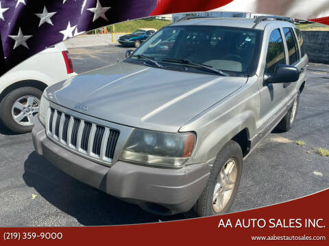 2004 Jeep Grand Cherokee for sale at AA Auto Sales Inc. in Gary IN