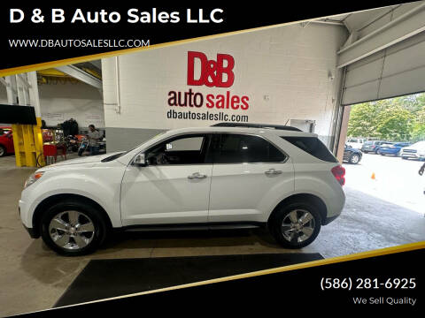 2015 Chevrolet Equinox for sale at D & B Auto Sales LLC in Harrison Township MI