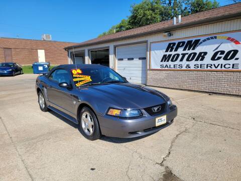 2004 Ford Mustang for sale at RPM Motor Company in Waterloo IA