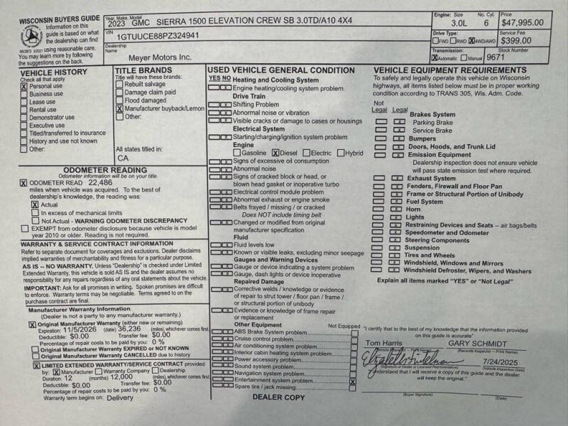 2023 GMC Sierra 1500