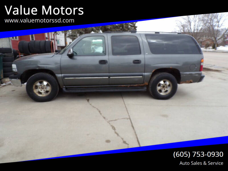 2001 Chevrolet Suburban for sale at Value Motors in Watertown SD