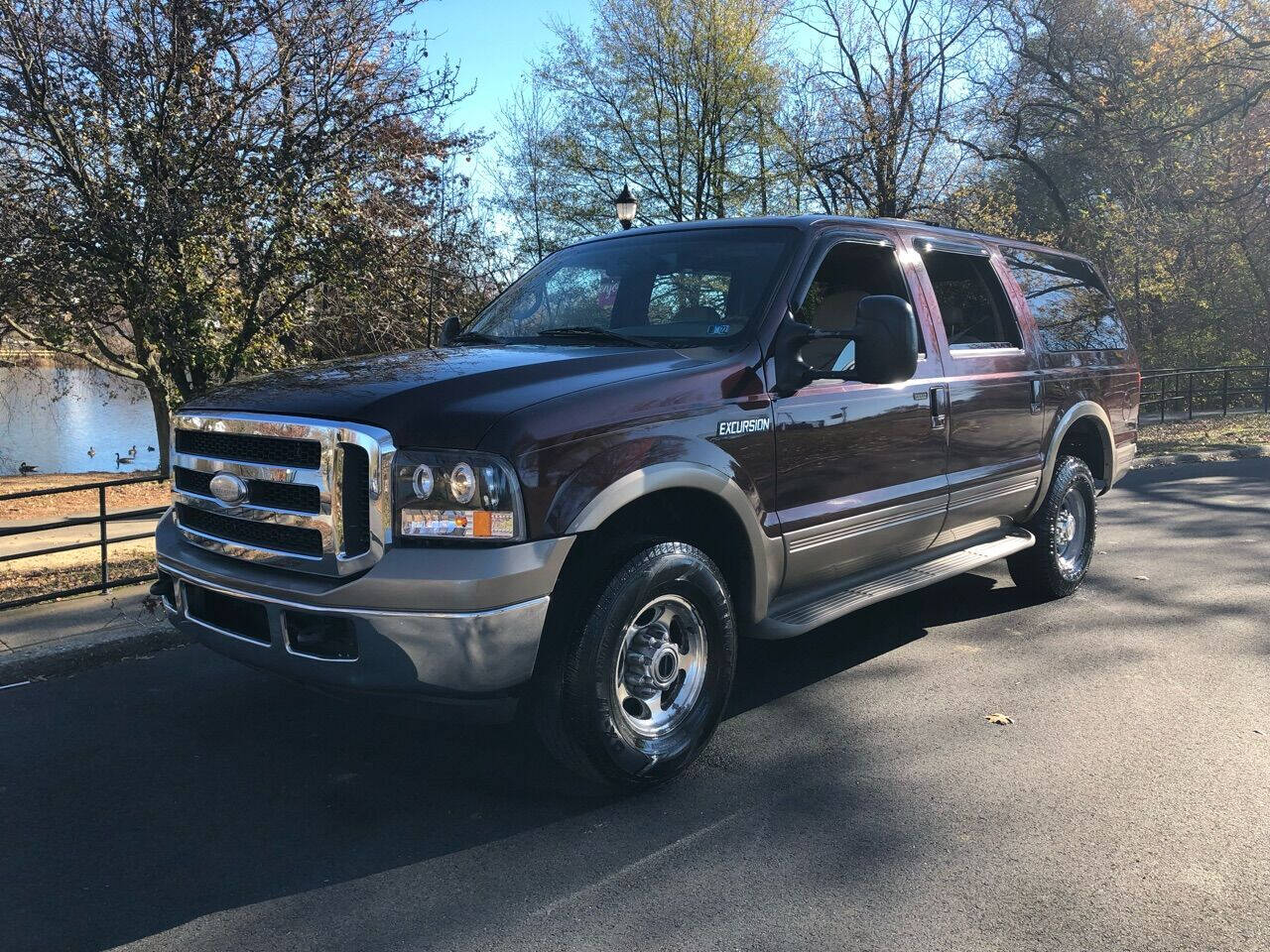 Red 2000 Ford Excursion Limited 4dr Limited 4WD SUV 1