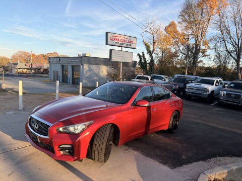 2017 Infiniti Q50 Red Sport 400