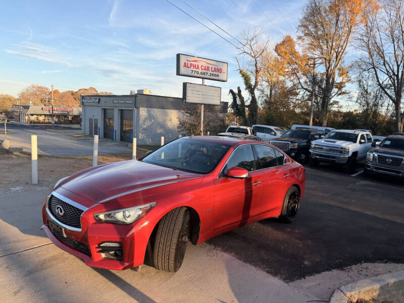 2017 Infiniti Q50 Red Sport 400