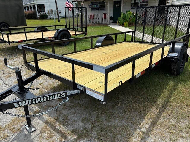 2025 Ware Cargo Trailers 6x14TA Utility Trailer for sale at Cross Resurrection Golf Carts and Trailers in Rincon, GA