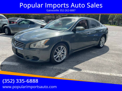 2009 Nissan Maxima for sale at Popular Imports Auto Sales - Popular Imports-InterLachen in Interlachehen FL