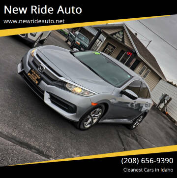 2018 Honda Civic for sale at New Ride Auto in Rexburg ID