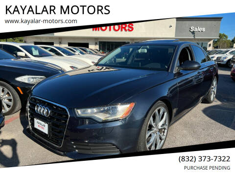 2014 Audi A6 for sale at KAYALAR MOTORS in Houston TX