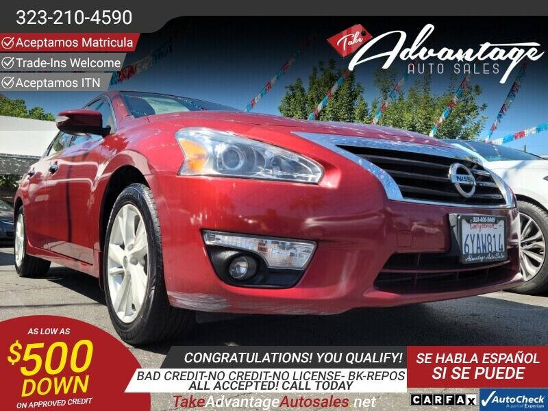 2013 Nissan Altima for sale at ADVANTAGE AUTO SALES INC in Bell CA