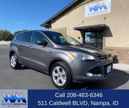 2013 Ford Escape for sale at Western Mountain Bus & Auto Sales in Nampa ID