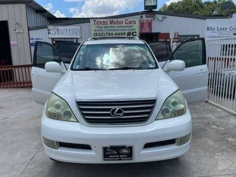 2007 Lexus GX 470 for sale at TEXAS MOTOR CARS in Houston TX
