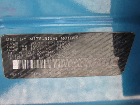 2014 Mitsubishi Mirage DE