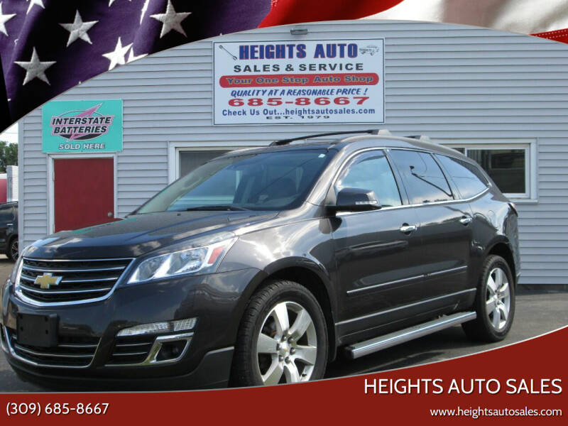 2015 Chevrolet Traverse for sale at Heights Auto Sales in Peoria Heights IL