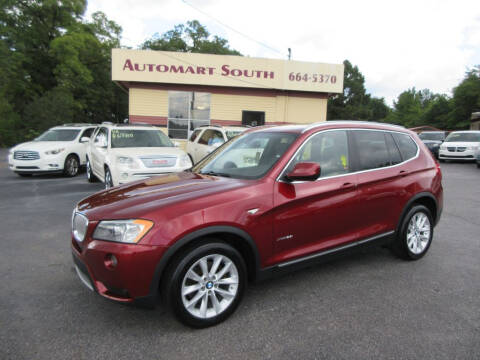 2014 BMW X3 for sale at Automart South in Alabaster AL