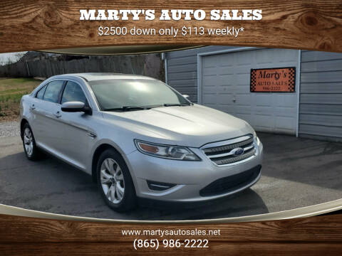 2011 Ford Taurus for sale at Marty's Auto Sales in Lenoir City TN
