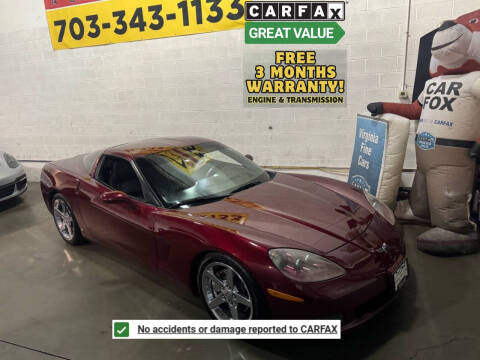 2007 Chevrolet Corvette for sale at Virginia Fine Cars in Chantilly VA