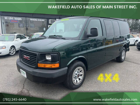 2014 GMC Savana for sale at Wakefield Auto Sales of Main Street Inc. in Wakefield MA