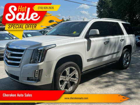 2017 Cadillac Escalade for sale at Cherokee Auto Sales in Acworth GA