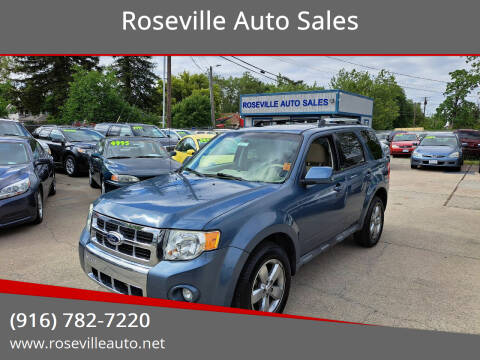 2011 Ford Escape for sale at Roseville Auto Sales in Roseville CA