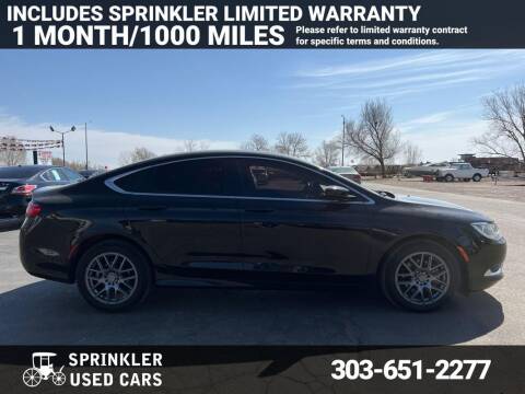 2016 Chrysler 200 for sale at Sprinkler Used Cars in Longmont CO