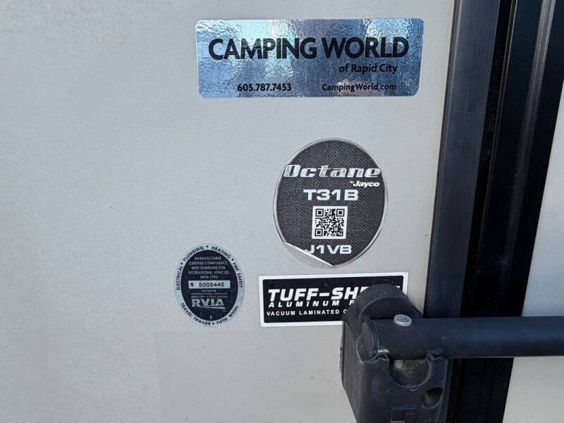 2018 Jayco Octane Toy Hauler