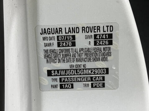 2016 Jaguar F-TYPE R