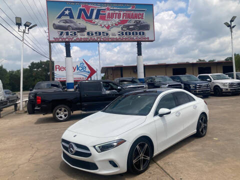 2019 Mercedes-Benz A-Class for sale at ANF AUTO FINANCE in Houston TX