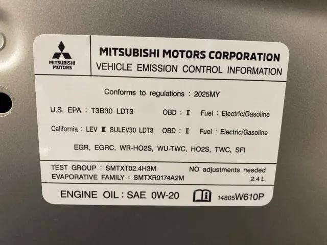 2025 Mitsubishi Outlander PHEV SEL