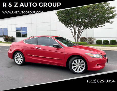 2009 Honda Accord for sale at R & Z AUTO GROUP in Austin TX