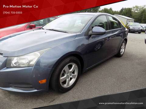 2014 Chevrolet Cruze for sale at Pro-Motion Motor Co in Lincolnton NC